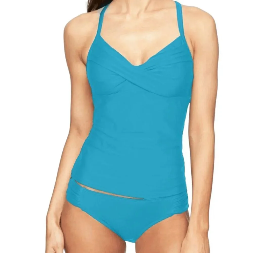 ATHLETA Twister Tankini Size 36 B/C